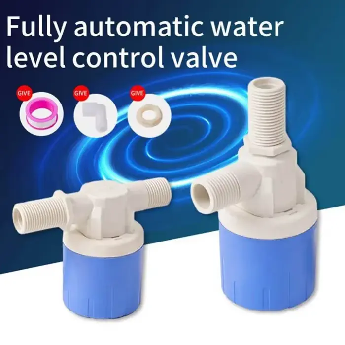 Vanne flottante de contrôle du niveau d'eau entièrement automatique, 1/2 pouces, arrêt automatique, 