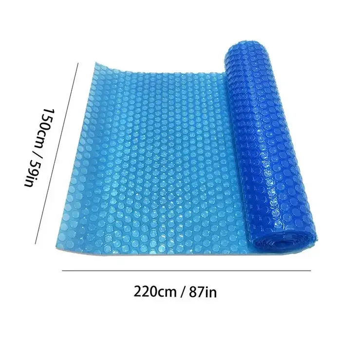 Couverture de piscine solaire de retenue rectangulaire
