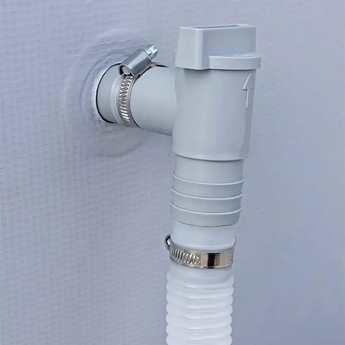 Adaptateur de pompe de filtre de piscine en PVC, Valve à piston marche/arrêt Durable de 32mm, rempla