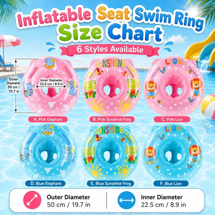1 flotteur de piscine, bouée gonflable avec siège