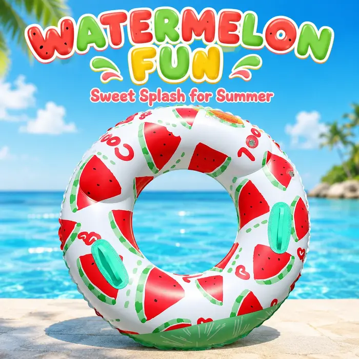 Bouée de natation gonflable avec poignées
