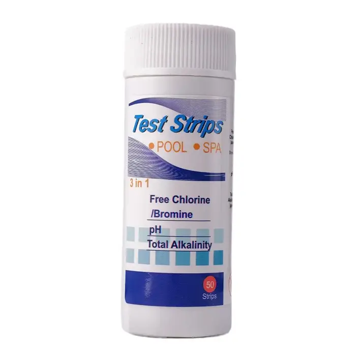 Papier de Test de PH pour piscine 3 en 1, bandelettes de Test polyvalentes pour chlore/PH/bromo, hau