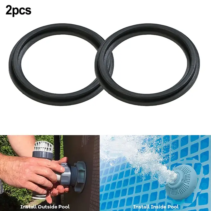 2 * joint en caoutchouc de piscine pour Intex 10745 joints en caoutchouc pièce de rechange pour rond