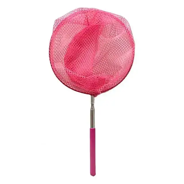 Filet de piscine télescopique, râteau, nettoyeur transparent, feuille, écumoire en acier inoxydable,