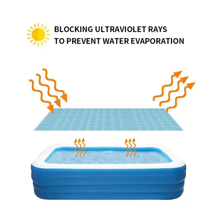 Bâche solaire de piscine carrée ou ronde