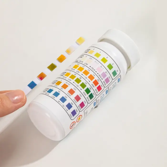 50 pièces de papier test de pH pour piscine 6 en 1