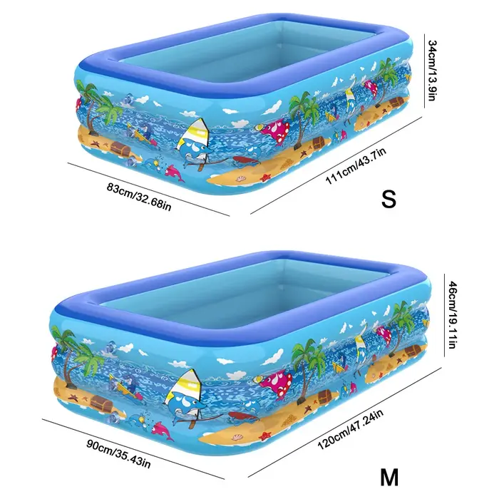Piscine gonflable pour enfants et adultes
