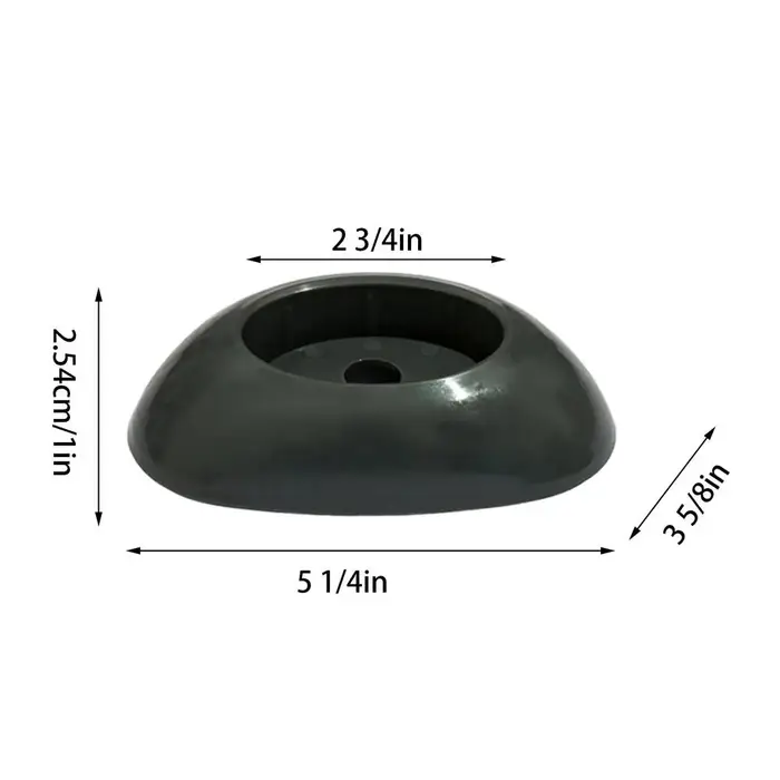 Capuchons de pieds de structure de piscine antidérapants avec base de support par friction, protège 