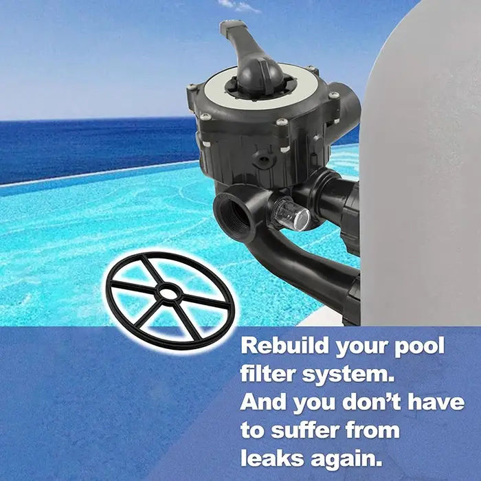 Joint de Valve de filtre de piscine Multiport à 4 branches
