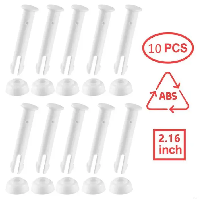 Goupille et joint de piscine en plastique, 10 pièces, pour piscines à cadre métallique Intex 13 pied