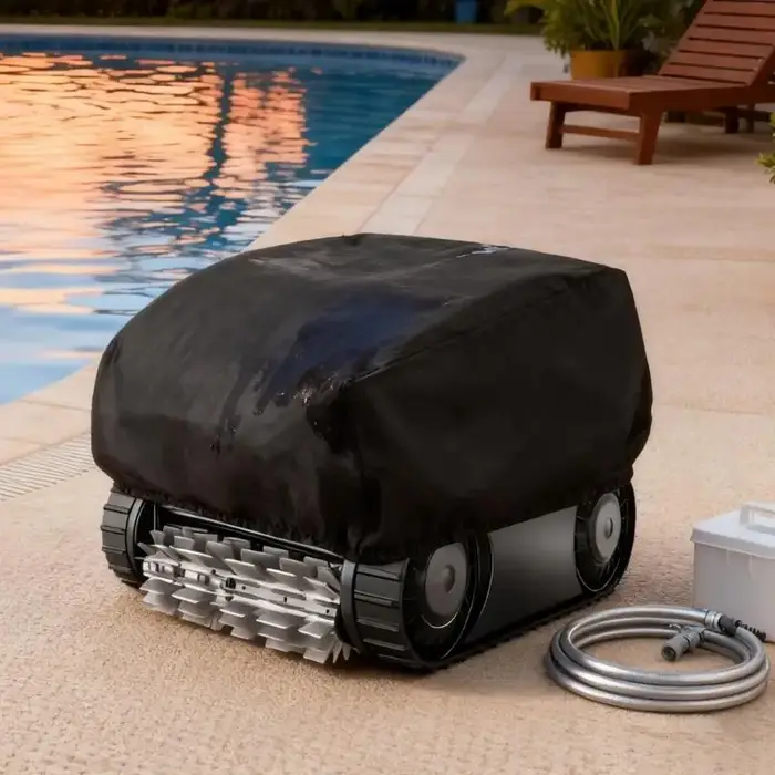 Couverture d'entretien piscine robuste