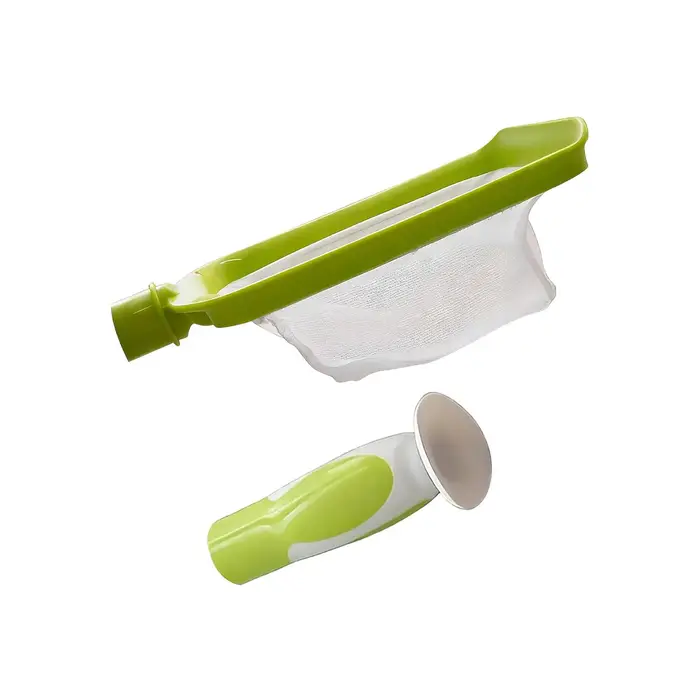 Épuisette de nettoyage de piscine à mailles fines avec manche détachable pour spa
