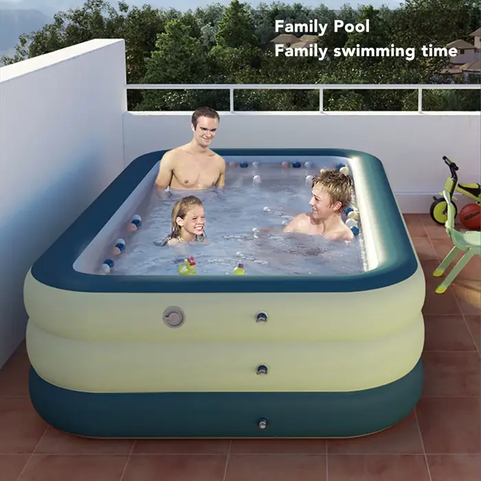 Piscine gonflable multifonctionnelle en PVC pour adultes