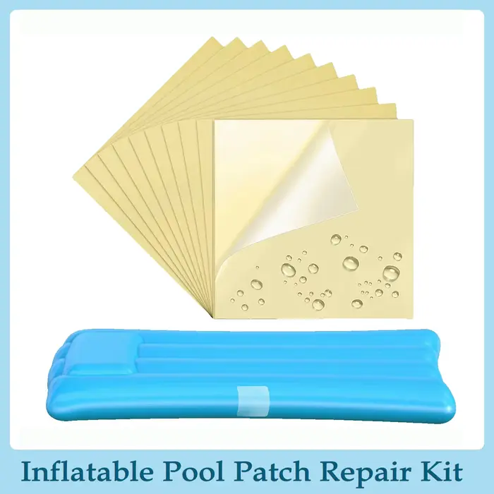 Patch de réparation de piscine gonflable auto-adhésif en PVC