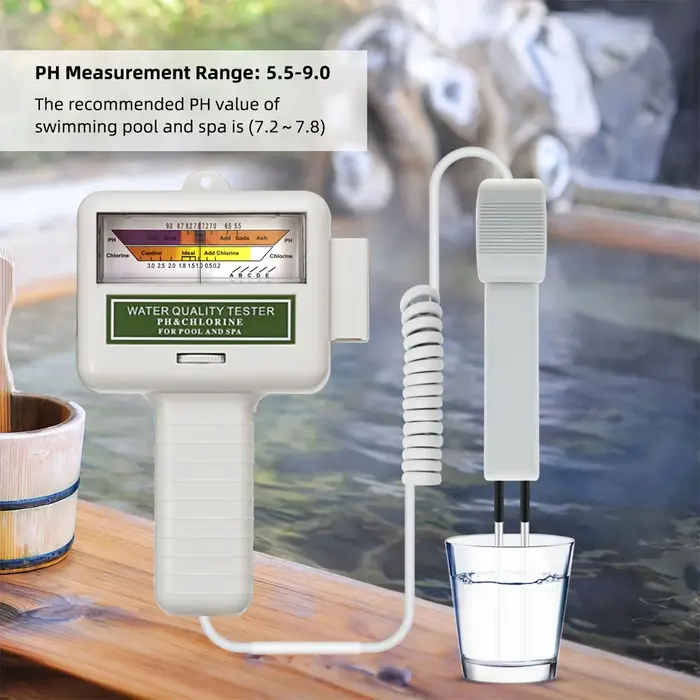 Testeur de pH portable pour piscine