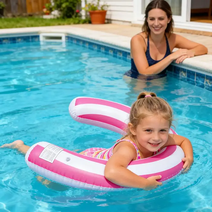 Bouées de piscine en PVC étanches en forme de U pour adultes