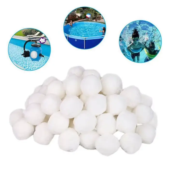 Boules filtrantes pour piscine conçues pour remplacer les filtres à sable afin d'améliorer l'efficacité de la filtration et réduire le temps de fonctionnement quotidien