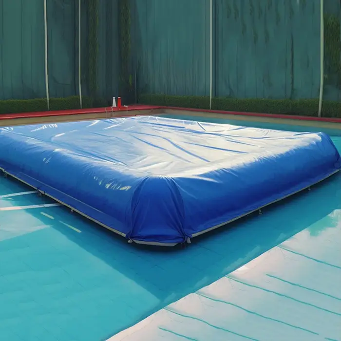 Couverture de piscine gonflable