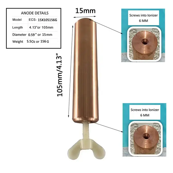 Purificateur d'eau et de choc solaire sans chlore 85% moins