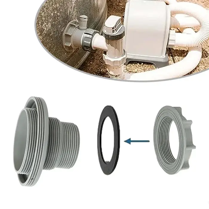 Connecteur de filtre Intex 10744 pour connexion aux entrées et sorties de pompe de piscine Intex et 
