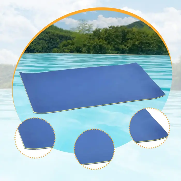 Tapis flottant résistant aux déchirures en mousse XPE léger pour piscine