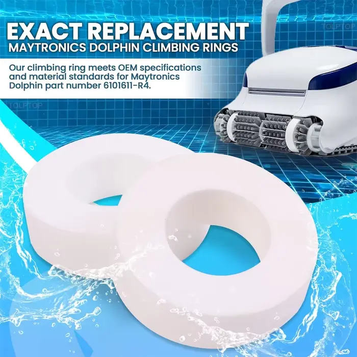 Anneaux d'escalade pour robot de piscine