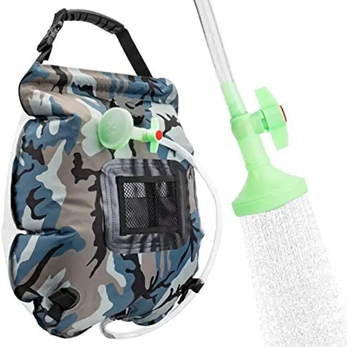Sac de douche solaire 20L chauffage solaire extérieur Premium Camping sac de douche température de l