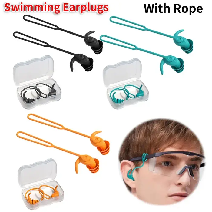 Bouchons d'oreille de natation en Silicone