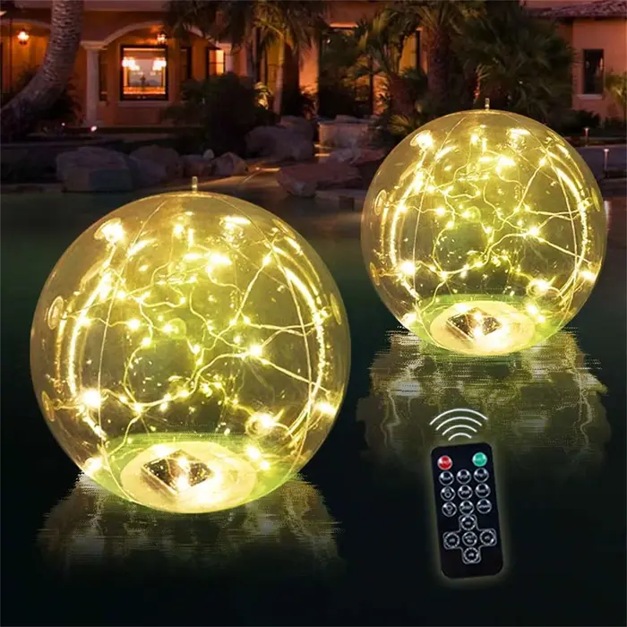 1 pièce de lumières flottantes féériques pour piscine