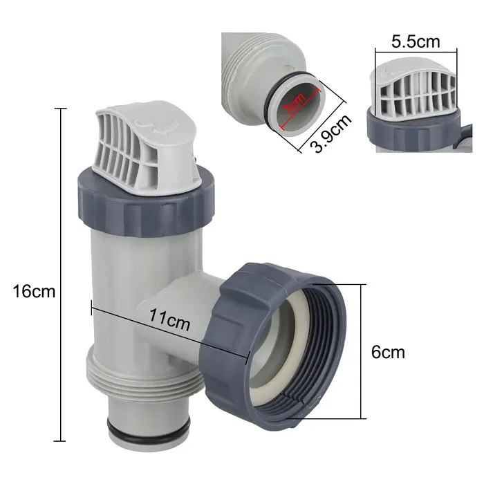 Ensemble de vannes à piston de piscine 25010