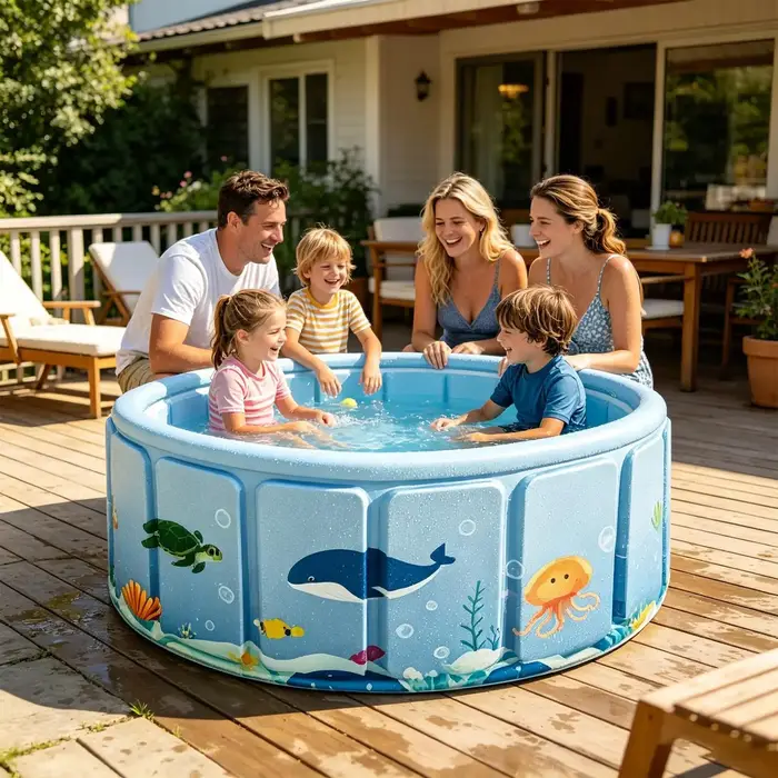 Piscine pliable non gonflable