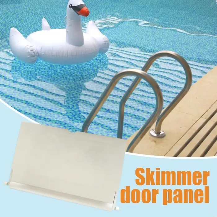 Remplacement de porte d'écumoire de piscine avec rabat