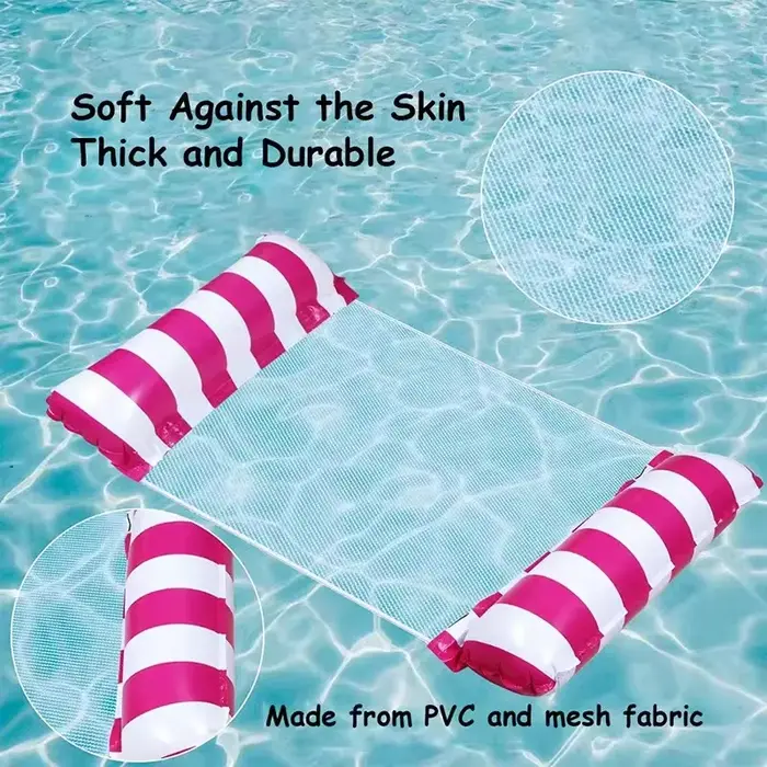 Matelas gonflable flottant pliable pour piscine