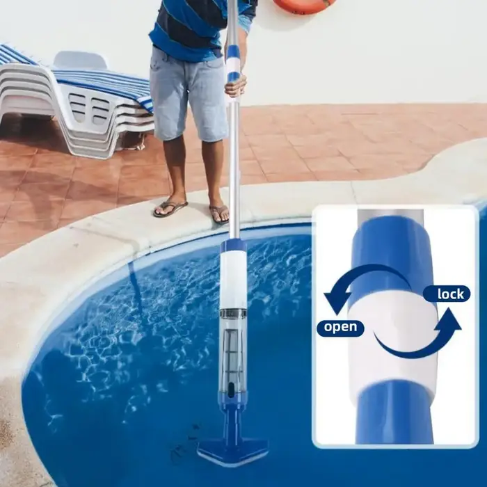 Nettoyeur de débris de piscine, aspirateur de piscine sans fil puissant pour piscines creusées, bains à remous, spas, rechargeable, portable pour plus de la piscine