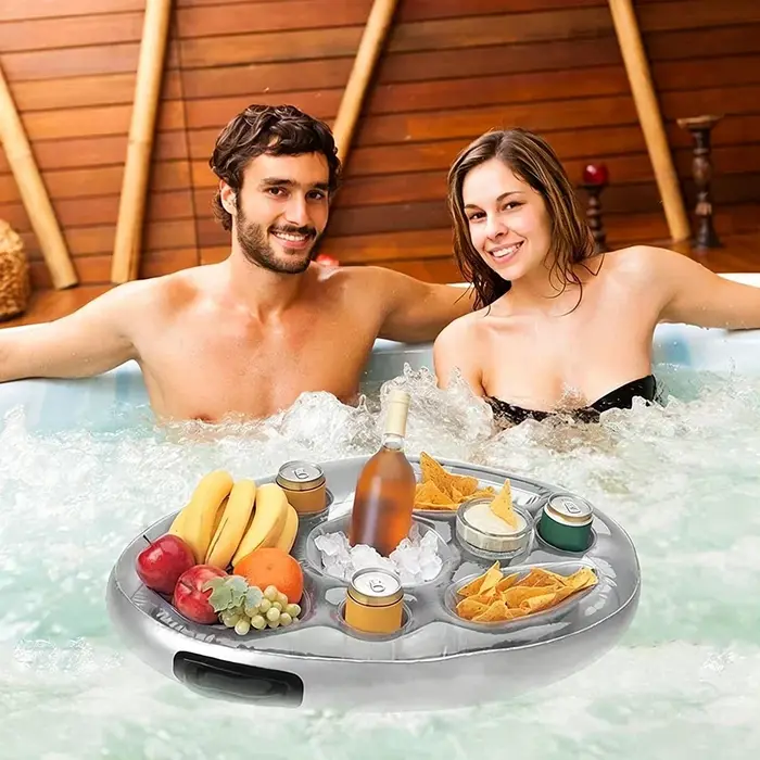 Table de piscine gonflable