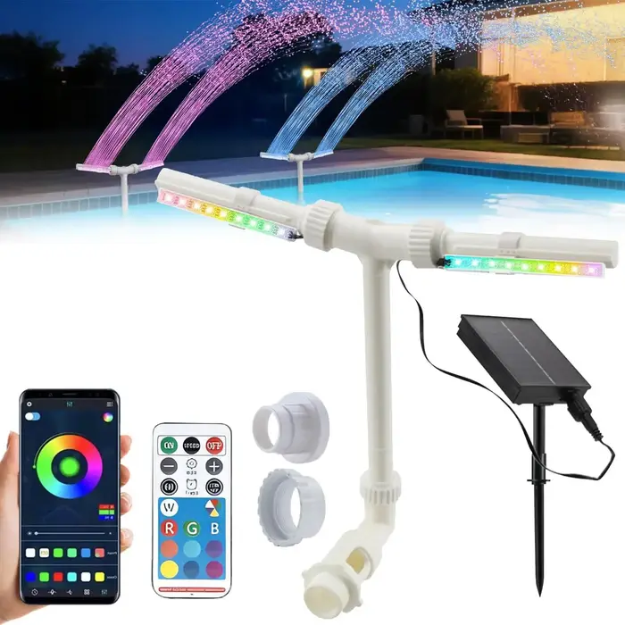 Fontaine solaire pour piscine