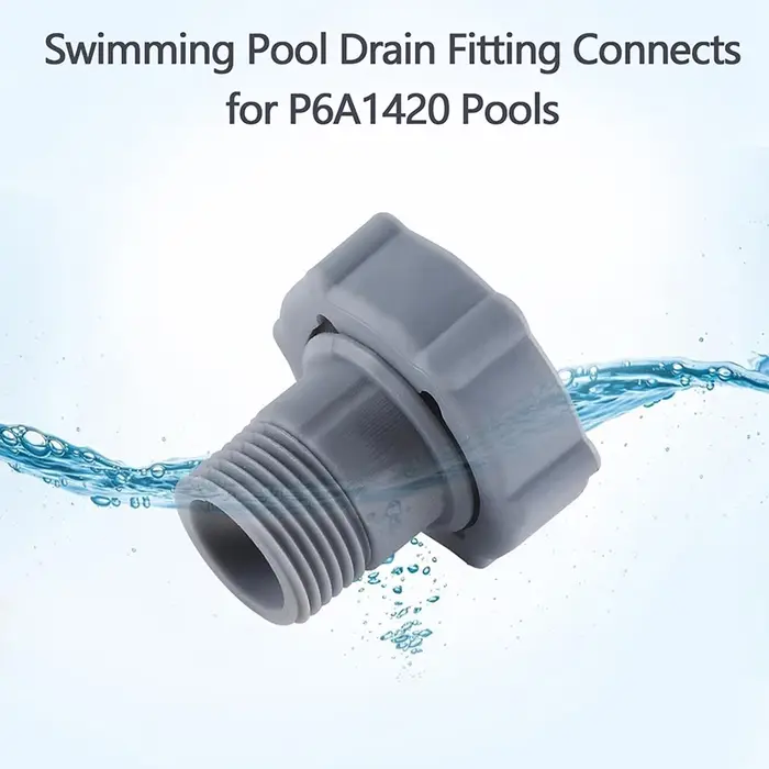 Connecteur de vidange de piscine, pour piscines P6A1420, allergique à l'astronomie