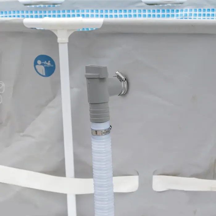 Raccord de piscine à valve à piston marche/arrêt de 32 mm