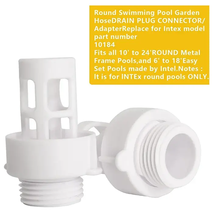 Adaptateur de connecteur de vidange de piscine pour tuyau Intex, baignoire ronde, spas, piscine, con