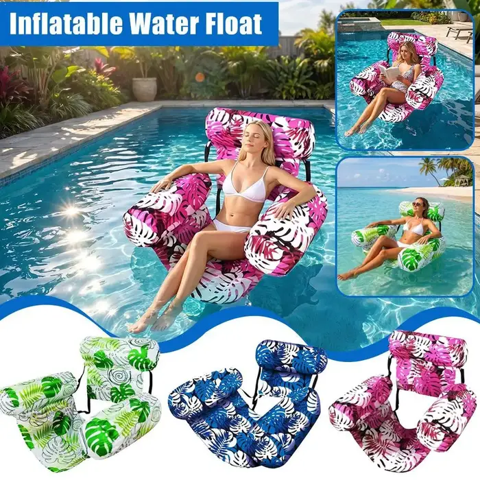 Hamac gonflable aquatique avec accoudoirs