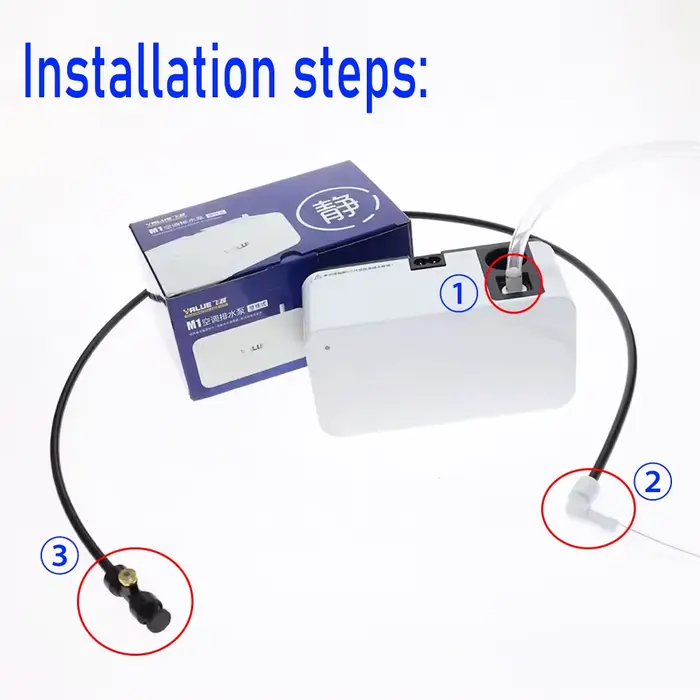 VALUE 100 V-240 V climatisation eau automatique Ultra-silencieux pompe à condensats climatiseur Drainage avec système d'atomisation
