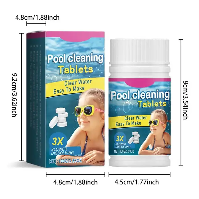 Comprimés de nettoyage de piscine 100G