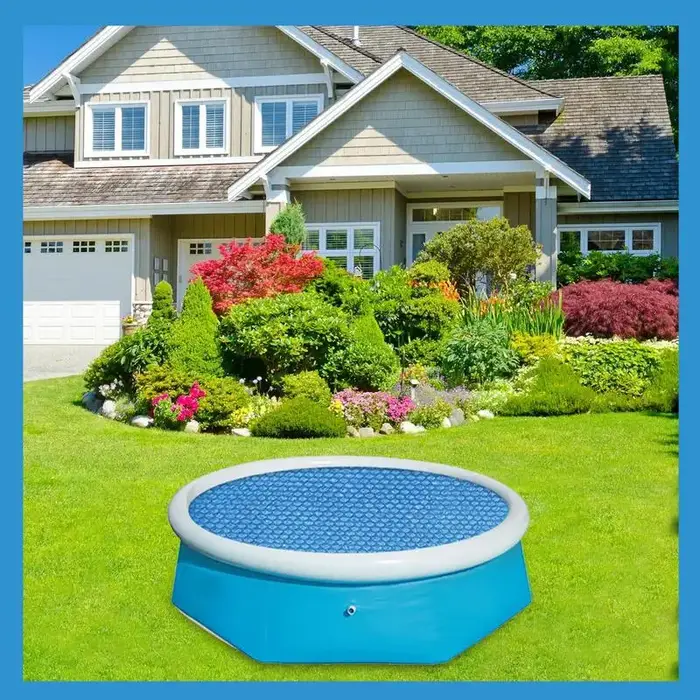 Couverture de piscine solaire de retenue rectangulaire