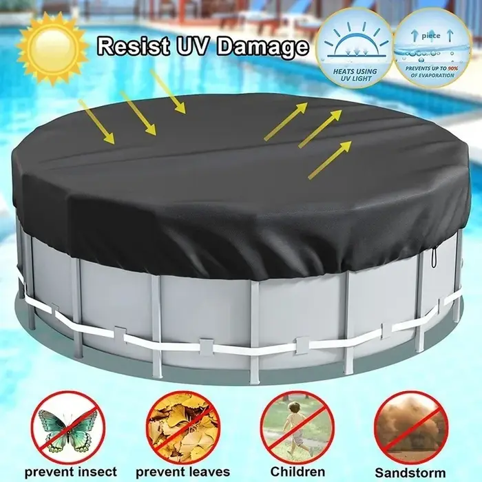Couvertures solaires rondes pour piscine