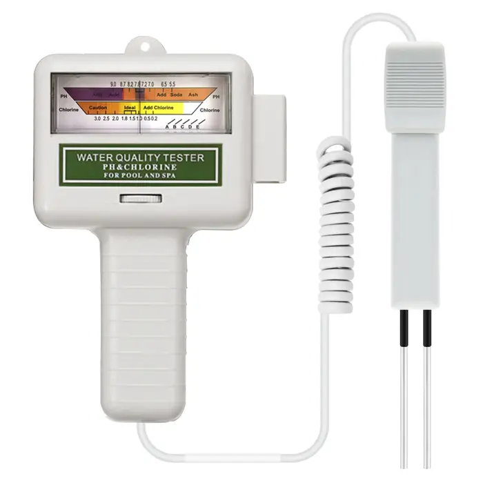 Testeur de pH portable pour piscine, moniteur de qualité de l'eau, testeur de chlore pH Cl2