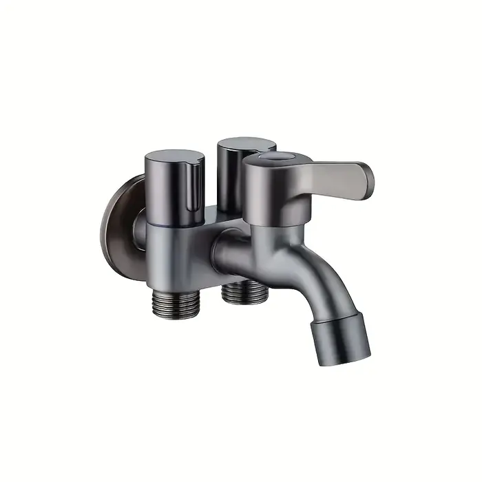 Robinet de dérivation à trois voies - robinet multifonctionnel 1 entrée et 3 sorties, adapté aux mac