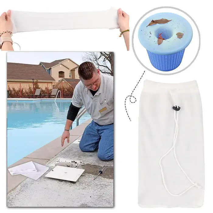 Chaussettes filtrantes pour piscine
