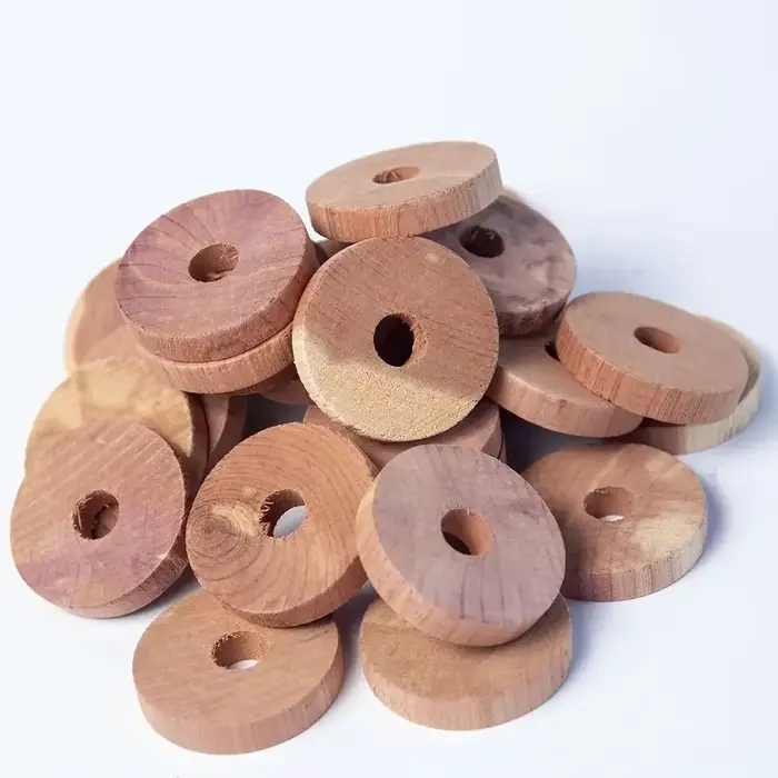 Blocs de bois de cèdre naturel, 10 pièces, anti-mites, anti-insectes, pour armoire, rangement domest