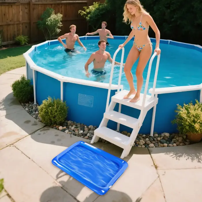 Bassin gonflable portable pour les pieds