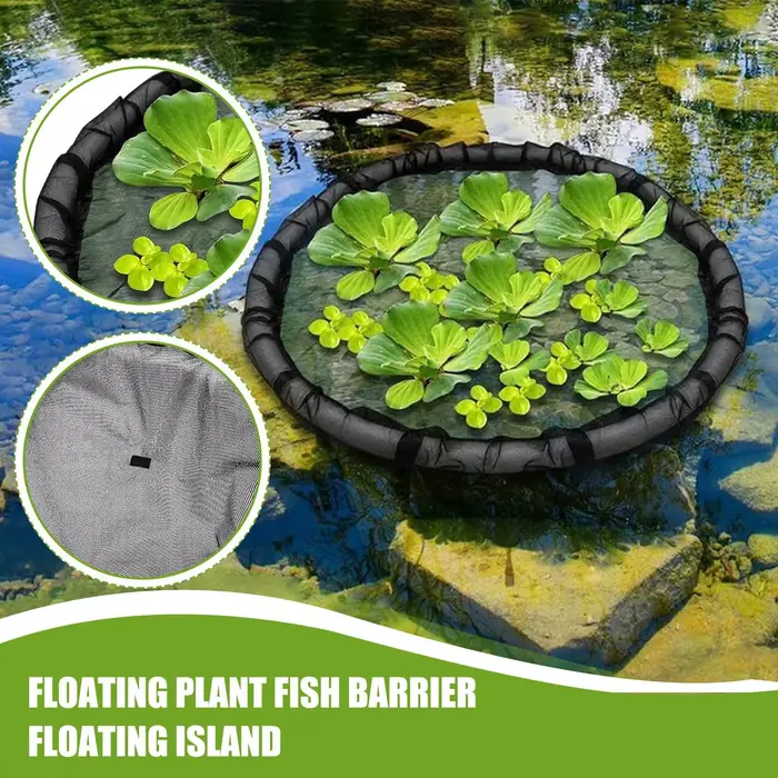 Îlot Flottant Rond pour Plantes Aquatiques